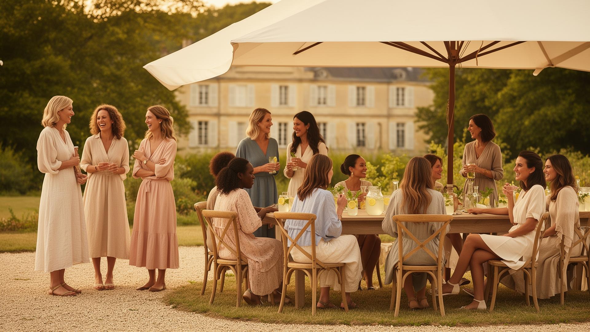 Domaine privé entouré de jardins
